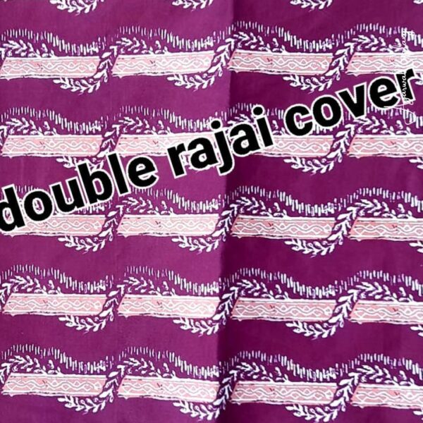 Double the Softness: Rajai Covers for Dreamy Nights